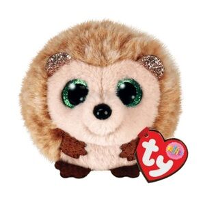 Ty Puffies 4" Hazel Hedgehog Plush Toy - Brown